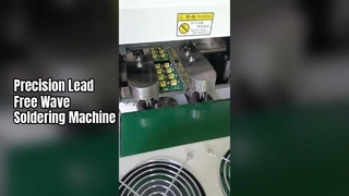 SMT Mini Automatic Dual Wave PCB Through-hole Precision Lead Free Wave Soldering MachineoSlder
