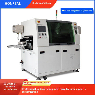 Αυτόματη Μίνι Μέσα από τρύπα Θέρμανση PCB κύμα μηχανή συγκόλλησης Μηχανή συγκόλλησης κύματος χωρίς μόλυβδο